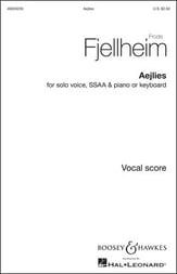 Aejlies SSAA choral sheet music cover
